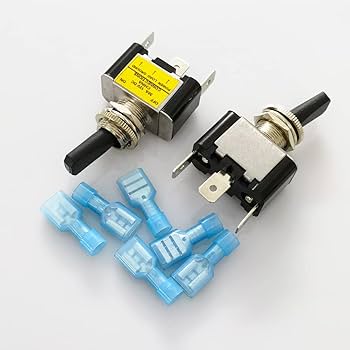 Amazon.co.jp: Kiligen ロッカーライト付きトグルスイッチ 2個